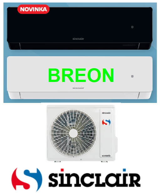 Klimatizace SINCLAIR BREON SIH-09BIB + SOH-09BIB