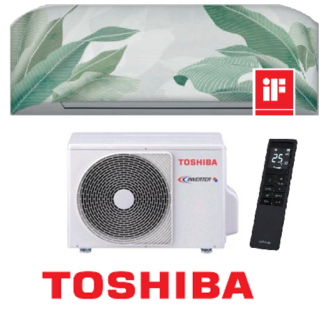 Klimatizace TOSHIBA HAORI RAS-B13N4KVRG-E + RAS-13J2AVSG-E1