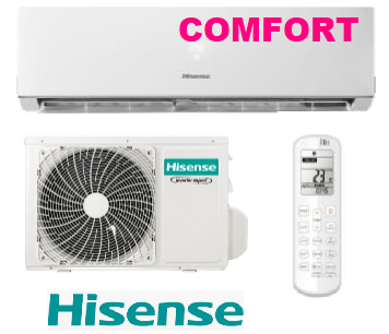 Klimatizace Hisense Comfort DJ25LEOEG + DJ25LEOEW